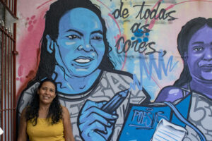 Projeto com grafites homenageia mulheres de Perus e discute invisibilidade feminina